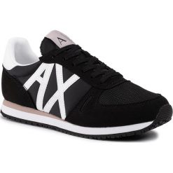 Sneakersy ARMANI EXCHANGE - XDX031 XV308 A120 Black/White. Czarne sneakersy damskie Armani Exchange, ze skóry ekologicznej. Za 469,00 zł.
