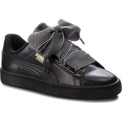 Sneakersy PUMA - Basket Heart Wn's 365198 01 Puma Black. Czarne półbuty damskie Puma, ze skóry ekologicznej. W wyprzedaży za 269,99 zł.