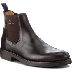 Sztyblety GANT - Oscar 17651904 Dark Brown G46. Brązowe sztyblety męskie GANT, z materiału. Za 739,90 zł.
