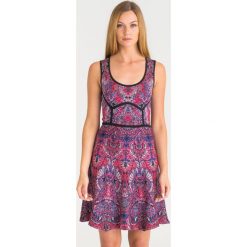 WIELOKOLOROWA SUKIENKA MINI JUST CAVALLI. Sukienki damskie s, mini, rozkloszowane. Za 1184,50 zł.