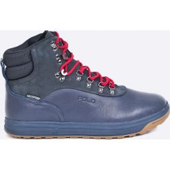 Polo Ralph Lauren - Buty. Niebieskie buty sportowe męskie marki Polo Ralph Lauren, z materiału. W wyprzedaży za 399,90 zł.