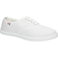 Trampki american ca283-05570. Białe trampki i tenisówki damskie American, bez wzorów, z materiału, bez zapięcia. Za 19,99 zł.