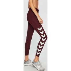 Hummel - Legginsy. Czarne spodnie damskie Hummel, s, z nadrukiem, z elastanu. W wyprzedaży za 99,90 zł.