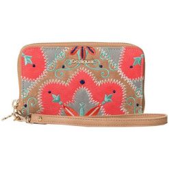 Desigual Portfel Mone Mary Jack Son Mini Zip Coral 19Sayp09 7019. Pomarańczowe portfele damskie marki Desigual, bez wzorów. Za 269,00 zł.