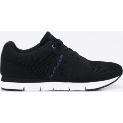 Calvin Klein Jeans - Buty. Czarne buty sportowe męskie marki Calvin Klein Jeans, z jeansu, na sznurówki. W wyprzedaży za 359,90 zł.