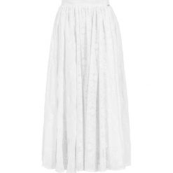 Spódnica midi Guess Floral Embroidery Detail W92D93 WBJW0. Białe spódniczki damskie Guess, z aplikacjami, z poliesteru, midi. W wyprzedaży za 299,00 zł.
