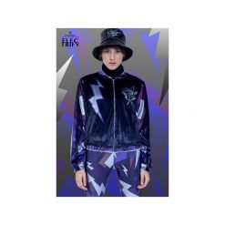 BOMBER ELECTRIFY. Szare kurtki damskie Colorat, s, bez wzorów, z weluru, bez kaptura. Za 490,00 zł.