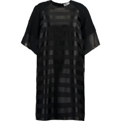 Sukienki: Elvi STRIPE DRESS Sukienka koktajlowa black