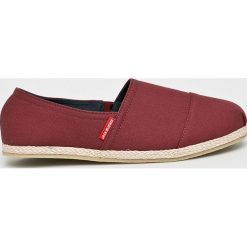 Jack & Jones - Espadryle. Brązowe espadryle męskie Jack & Jones, bez wzorów, z materiału. W wyprzedaży za 69,90 zł.