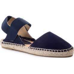 Espadryle UNISA - Baron Ks Ocean Ksde Ss. Niebieskie espadryle damskie Unisa, bez wzorów, ze skóry, bez obcasa. W wyprzedaży za 219,00 zł.