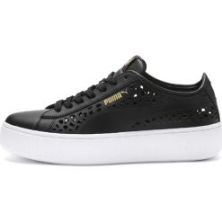 Puma Vikky Tenisówki Czarny. Czarne trampki i tenisówki damskie Puma, bez wzorów, z materiału, bez zapięcia. Za 326,95 zł.