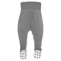 2Be3 Półśpioszki Chłopięce Baby League 80 Szary. Szare śpiochy niemowlęce 2Be3, bez wzorów, z dresówki. Za 35,00 zł.