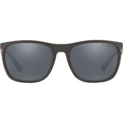 Emporio Armani - Okulary 0EA4107. Czarne okulary przeciwsłoneczne męskie marki Emporio Armani, z materiału, prostokątne. Za 649,90 zł.