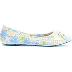 Niebieskie Baleriny No One Knows. Niebieskie baleriny damskie Multu, bez wzorów, bez obcasa. Za 29,99 zł.