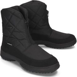 MANITU 990414-1 schwarz, śniegowce damskie. Śniegowce damskie Manitu, z polaru, na zamek. Za 429,90 zł.