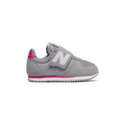 Buty Dziecko New Balance 220. Szare trampki dziewczęce New Balance, bez wzorów, bez zapięcia. Za 229,14 zł.