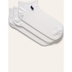 Polo Ralph Lauren - Skarpetki (3-pack). Białe skarpetki damskie Polo Ralph Lauren, bez wzorów, z elastanu. Za 69,90 zł.