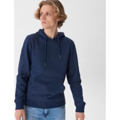 Bluza z kapturem basic - Granatowy. Niebieskie bluzy męskie House, s, bez wzorów, z kapturem, bez rękawów, z kapturem. Za 89,99 zł.