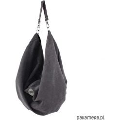 Duża Torba na ukos Oversize Tarka Grafit. Szare torebki klasyczne damskie Pakamera, z materiału, duże. Za 260,00 zł.