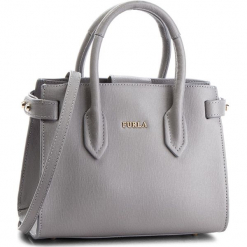 Torebka FURLA - Pin 984309 B BQM3 OAS Onice e. Szare torebki klasyczne damskie marki Furla, ze skóry, na ramię. W wyprzedaży za 659,00 zł.