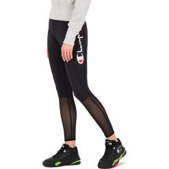CHAMPION MESH DETAIL HIGH WAIST LEGGINGS > 112182-KK001. Legginsy damskie Champion, l, bez wzorów, z elastanu, street. Za 189,99 zł.