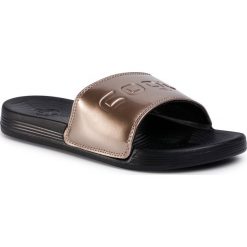 Klapki COQUI - Sana 6343-100-2297 Black/Bronze. Pomarańczowe klapki damskie Coqui, bez wzorów, ze skóry ekologicznej, bez obcasa. Za 59,00 zł.