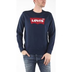 Levi's Bluza Niebieski. Niebieskie bluzy męskie Levi's®, s, z nadrukiem, z bawełny, bez kołnierzyka, bez rękawów, bez kaptura. Za 274,95 zł.