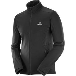 Kurtki sportowe męskie: Salomon Kurtka męska Agile Warm Jkt czarna r. L (L40378600)