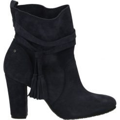 Botki - 1709 CAM BLU. Czarne botki damskie marki Venezia, ze skóry. Za 249,00 zł.