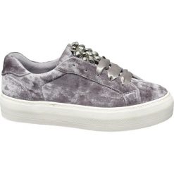Sneakersy damskie Catwalk popielate. Szare sneakersy damskie Catwalk, z gumy. Za 119,90 zł.