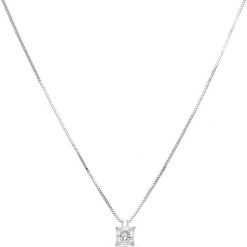 Wyjątkowy Naszyjnik - złoto 750, Brylant 0,20ct. Żółte naszyjniki damskie W.KRUK, z szafirem, złote. Za 6190,00 zł.