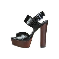 VERSACE 19.69 sandały damskie Celestine 36 czarne. Czarne sandały damskie Versace 19.69, w paski, bez obcasa, z paskami. Za 269,00 zł.