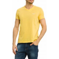T-shirty męskie: T-shirt w kolorze żółtym