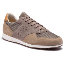 Sneakersy GEOX - A Arsien A U926NA 02214 C1X5Z Smoke Grey/Sand. Szare sneakersy męskie Geox, bez zapięcia. W wyprzedaży za 279,00 zł.
