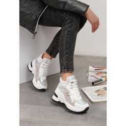 Białe Sneakersy Xalbadora. Białe buty sportowe damskie Born2be. Za 109,99 zł.