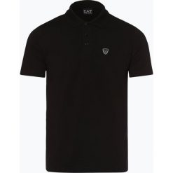 EA7 Emporio Armani - Męska koszulka polo, czarny. Czarne koszulki męskie EA7 Emporio Armani, m, bez wzorów, z dżerseju, polo, bez rękawów. Za 379,95 zł.