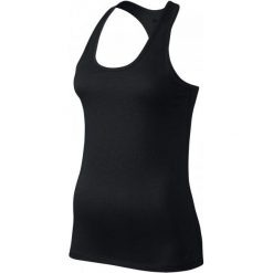 Nike Koszulka Treningowa W Nk Dry Tank Balance L. Czarne bluzki sportowe damskie Nike, l. W wyprzedaży za 65,00 zł.