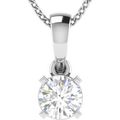 Srebrny naszyjnik z zawieszką z syntetycznego diamentu. Szare naszyjniki damskie Just Diamonds, z diamentem, srebrne. W wyprzedaży za 1947,95 zł.