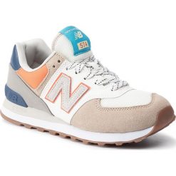 Sneakersy NEW BALANCE - ML574NFT Beżowy Niebieski. Brązowe sneakersy męskie New Balance, bez zapięcia. Za 369,00 zł.