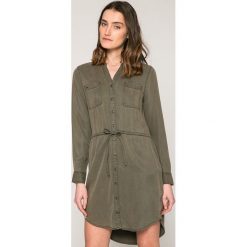 Only - Sukienka Heather. Brązowe długie sukienki marki ONLY, na co dzień, z lyocellu, casualowe, z długim rękawem. W wyprzedaży za 119,90 zł.