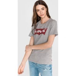 Levi's Koszulka Szary. Szare podkoszulki męskie Levi's®, s, z nadrukiem, z bawełny, bez kołnierzyka. Za 102,95 zł.
