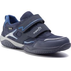 Sneakersy SUPERFIT - GORE-TEX 1-006383-8000 S Blau/Blau. Niebieskie trampki chłopięce Superfit, bez wzorów, ze skóry, na rzepy. Za 359,00 zł.