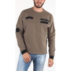 Diesel S-Public Bluza Zielony. Zielone bluzy męskie Diesel, s, z nadrukiem, z bawełny, bez kołnierzyka, bez rękawów, bez kaptura. Za 567,95 zł.