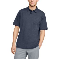 Under Armour Polo Koszulka Niebieski. Niebieskie podkoszulki męskie Under Armour, s, bez wzorów, z elastanu, bez rękawów. Za 206,95 zł.
