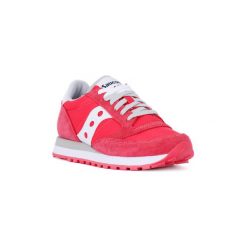 Buty Saucony JAZZ W. Czerwone trampki i tenisówki damskie Saucony, bez wzorów, bez zapięcia. Za 527,38 zł.