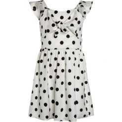 Sukienki dziewczęce letnie: Bardot Junior SPOT KNOT DRESS Sukienka letnia white
