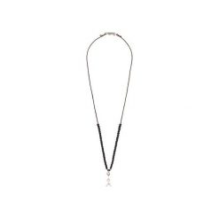 Naszyjnik La Perla. Szare naszyjniki damskie Aleksandra puchacz jewellery, z perłą, ceramiczne. Za 290,00 zł.