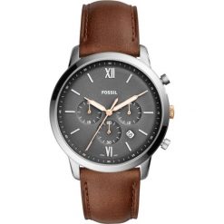 Fossil - Zegarek FS5408. Pomarańczowe zegarki męskie marki Fossil, ze stali. Za 599,90 zł.