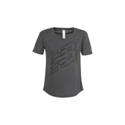 T-shirty z krótkim rękawem New Balance TEE SHIRT WOMEN GREY. Szare t-shirty damskie New Balance, l. Za 103,20 zł.