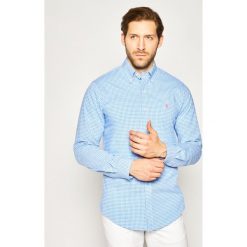 Koszula Polo Ralph Lauren Classics 710794610. Niebieskie koszule męskie Polo Ralph Lauren, xxl, bez wzorów, z bawełny, casualowe, polo, bez rękawów. W wyprzedaży za 329,00 zł.